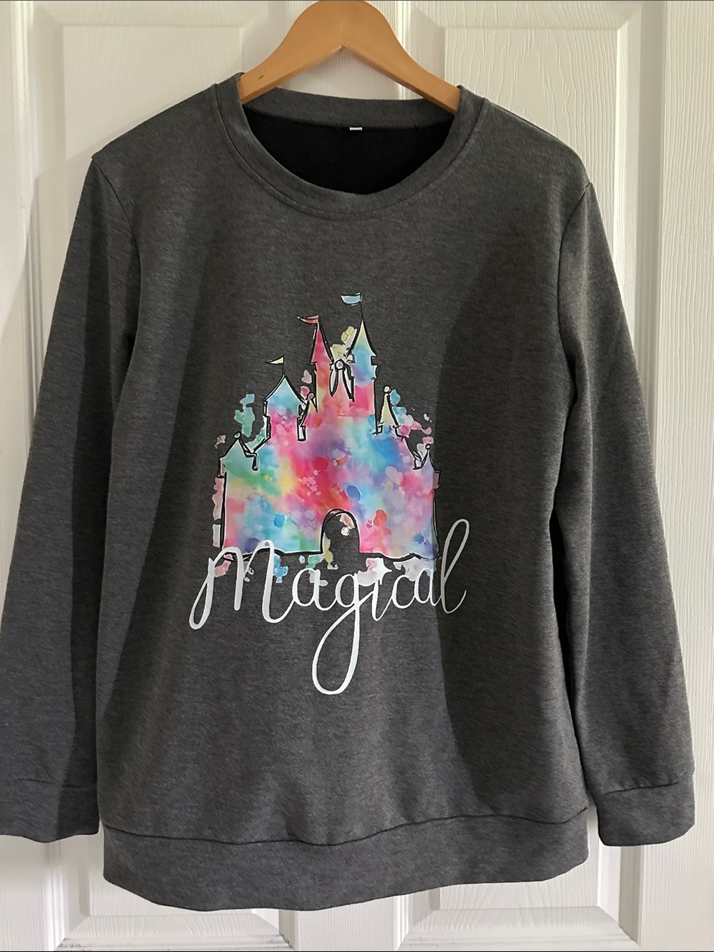 'Magical' Castle Graphic Sweatshirt